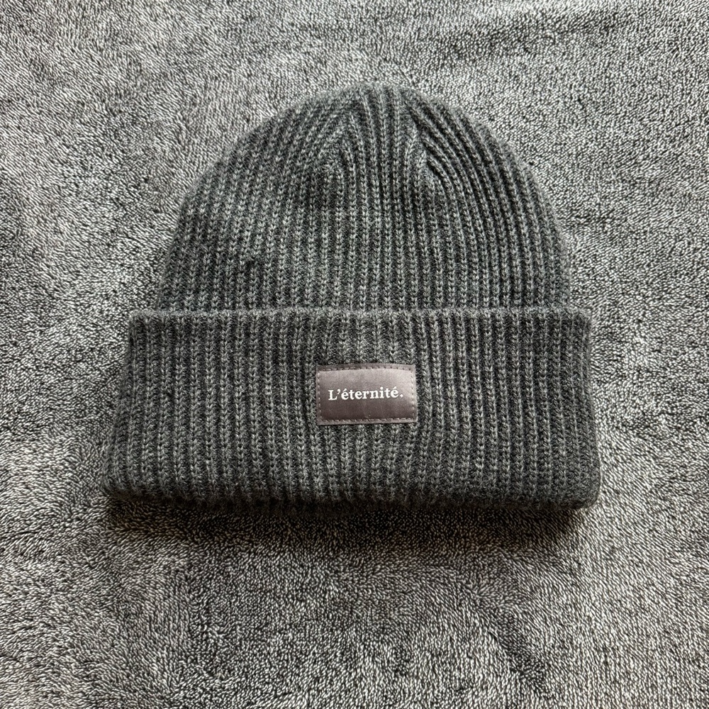 H&M L'éternité Gray Knit Beanie